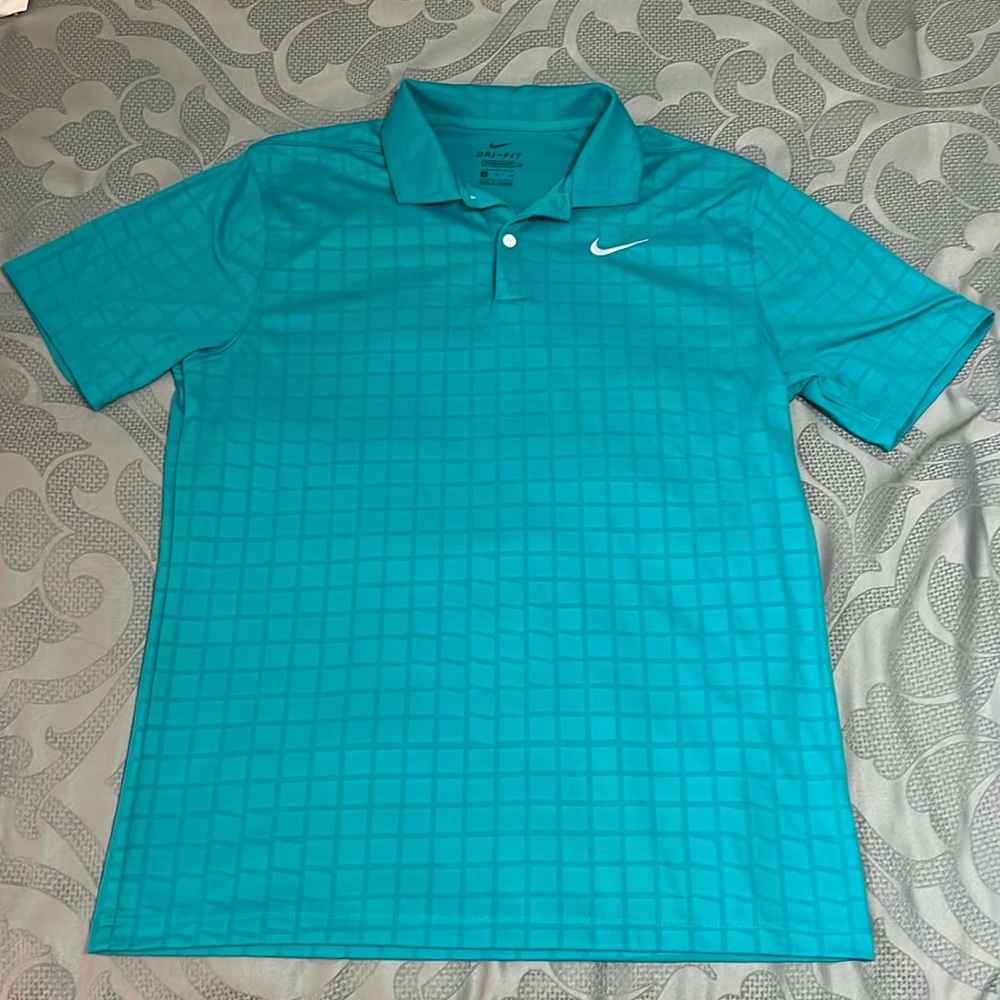 Nike Golf Polo Turquoise Medium